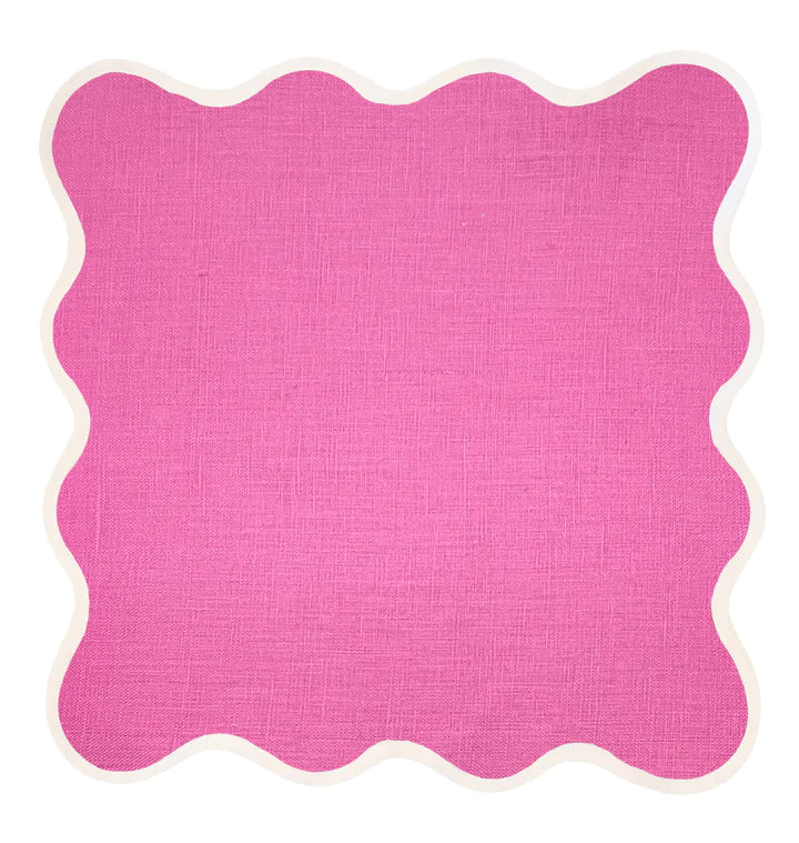 Linen Scalloped Square | Azaela | PRE-ORDER ONLY