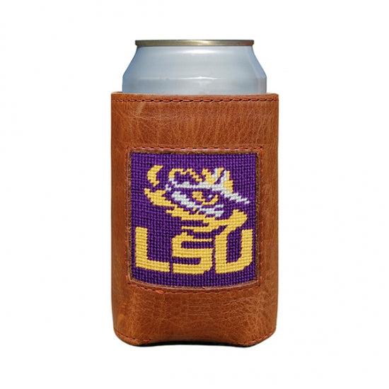 Louisiana State University Needlepoint Can Cooler