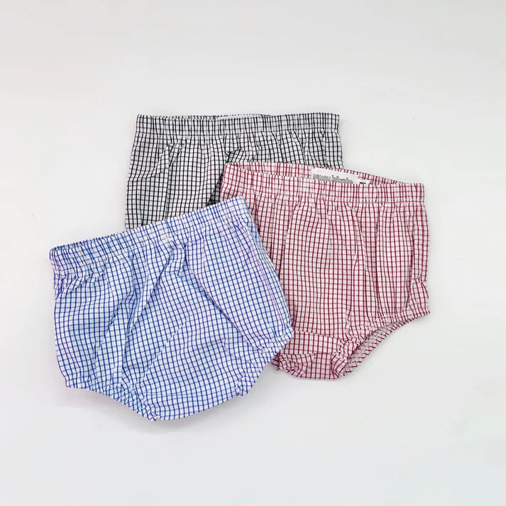 Windowpane Bloomers - Navy Blue