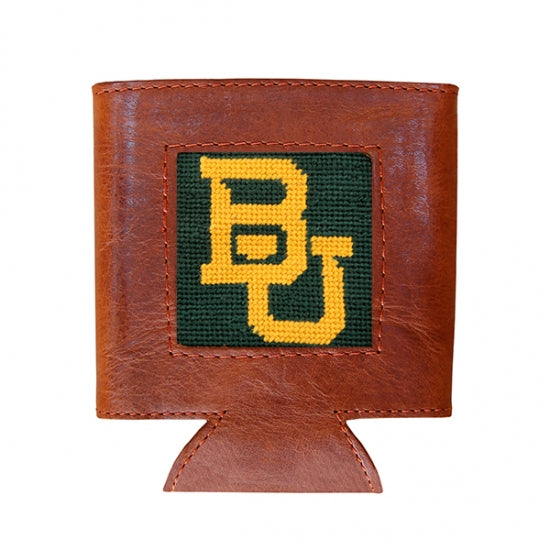 Baylor Needlepoint Can Cooler