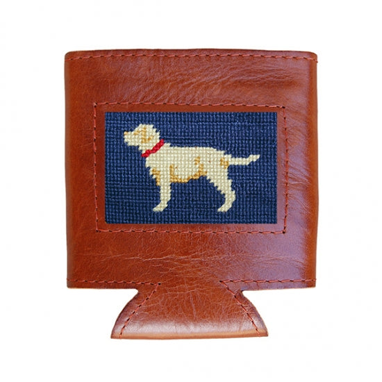 Yellow Lab Needlepoint Can Cooler