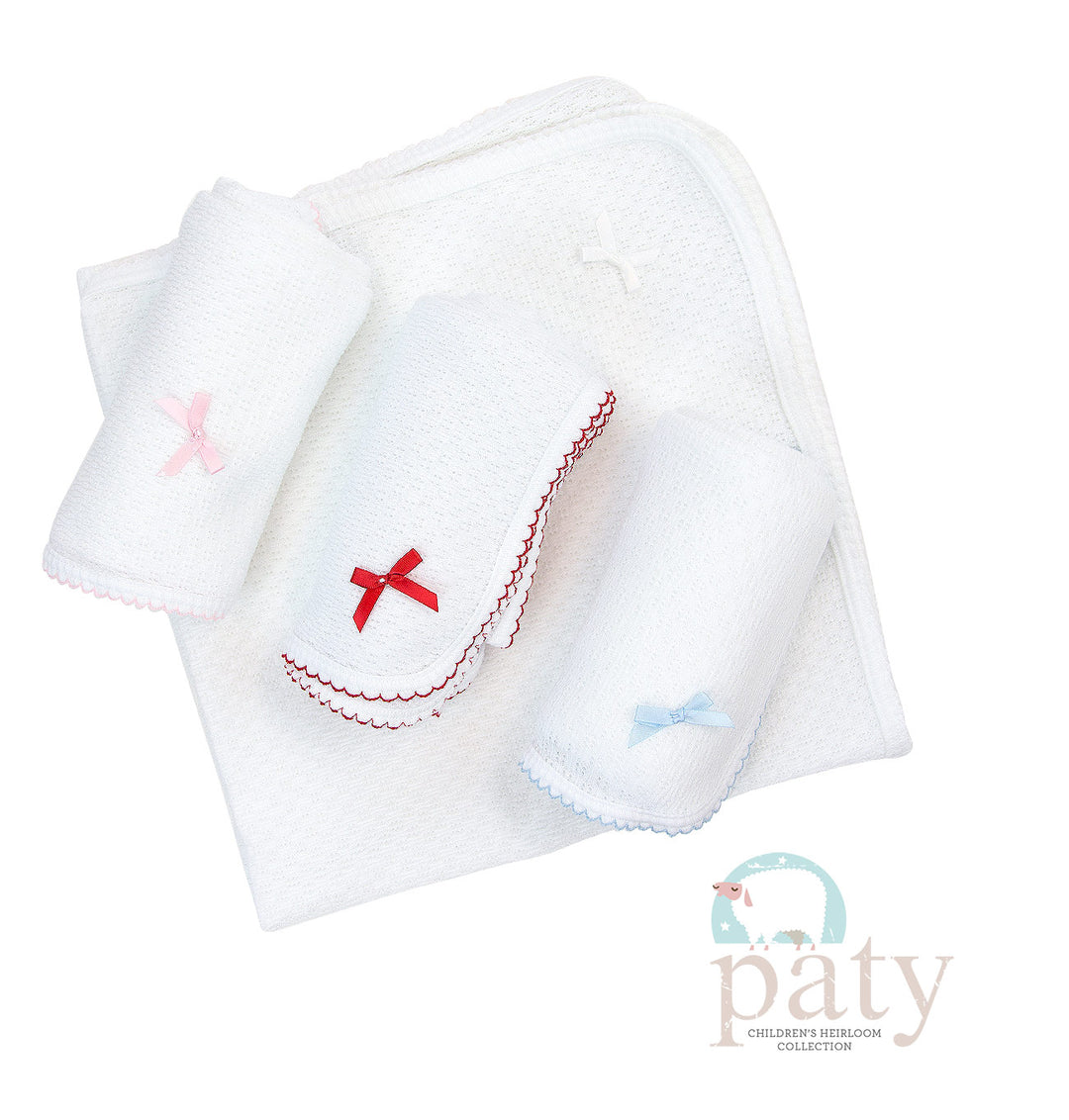 Paty White Swaddle Blanket