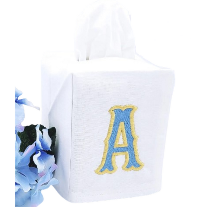 Linen Tissue Box Cover